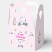 Golf Girl Baby Dusche Geschenkschachtel (Geöffnet)