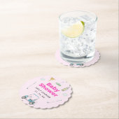 Golf Girl Baby Dusche Untersetzer (Vor Ort)