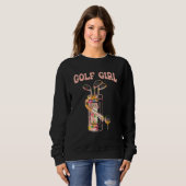 Golf Girl Golf Lover Golfer Sweatshirt (Vorne ganz)