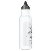 Golf Girl Golfspielen Vintage Kunst Trinkflasche (Links)