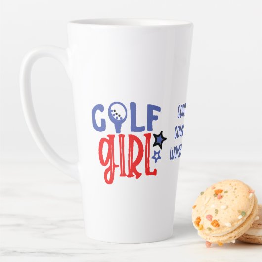 Golf Girl - Individuelle späte Tasse (Beispiel)