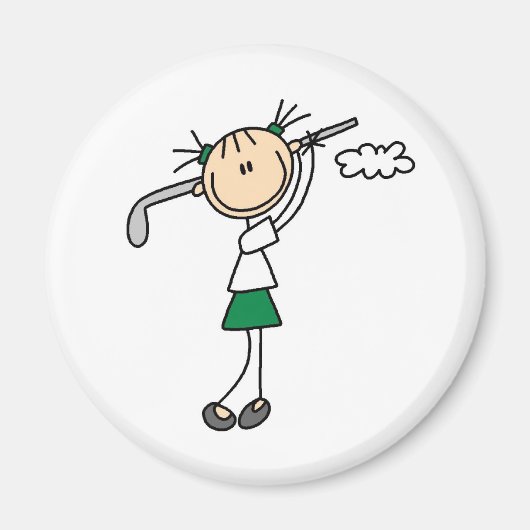 Golf Girl Magnet (Vorne)