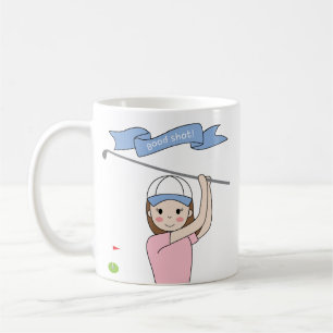 Golf Girl-Tasse Kaffeetasse