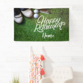 Golf glückliche Pensionierung Banner (Insitu)