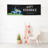 Golf glücklicher Ruhestand für Golfer Banner (Insitu)