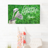 Golf glücklicher Ruhestand mit Golfbügeleisen Banner (Insitu)