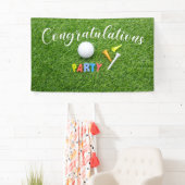Golf Glückwunsch mit Wort Party  Banner (Insitu)