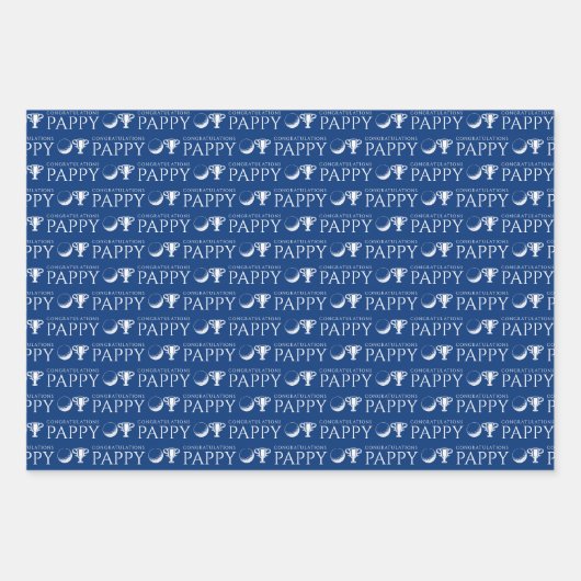 Golf Glückwunsch Packpapier Blätter (Vorderseite 2)