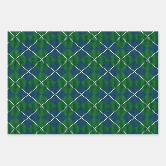 Golf Glückwunsch Packpapier Blätter (Vorderseite)