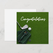 Golf Glückwünsche für Golfer (Vorne/Hinten)