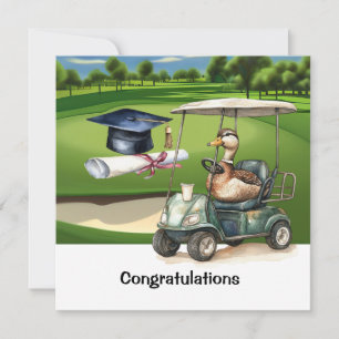 Golf Glückwunschkarte Karte