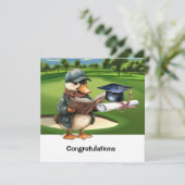 Golf Glückwunschkarte Karte (Stehend Vorderseite)