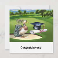Golf Glückwunschkarte