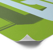 Golf Golf Golf Golf Club Golfclub Poster (Ecke)