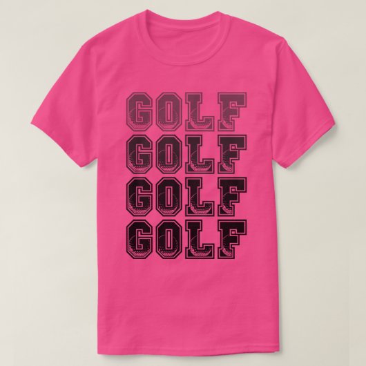 Golf Golf Golf Golf Design T-Shirt (Design vorne)