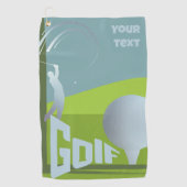 Golf Golf Golf Golf Golf Club Ausrüstung Golfhandtuch (Vorderseite)