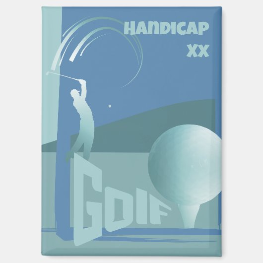 Golf Golf Golf Golf Golf Club Zubehör Magnet (Vorderseite)