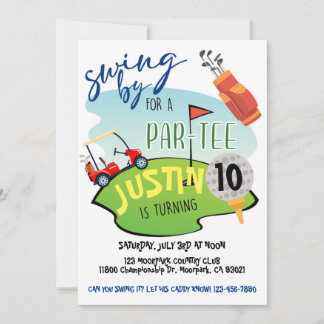 GOLF, GOLF PARTY, PAR-T-SHIRT, GEBURTSTAG