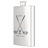 GOLF - Golf spielen ist mein Beruf Flachmann (Links)