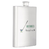 GOLF - Golf spielen ist mein Beruf Flachmann (Rechts)