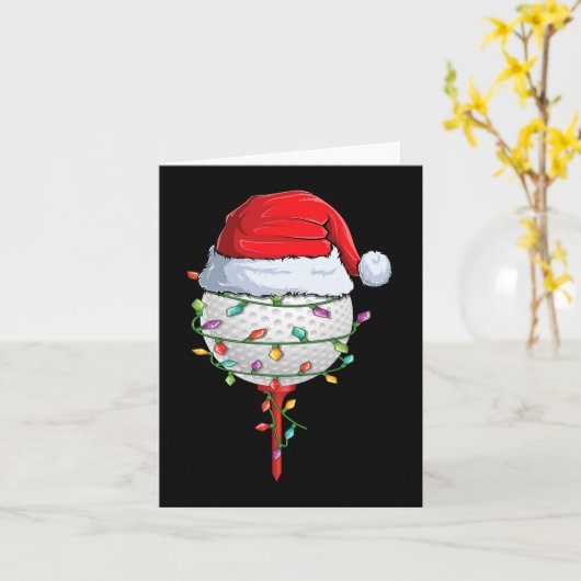 Golf Golf Weihnachten Pajama Golf im Tessin Golf i Karte (Gelbe Blume)