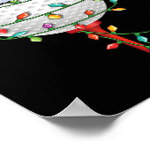 Golf Golf Weihnachten Pajama Golf im Tessin Golf i Poster (Ecke)