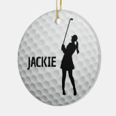 Golf Golfdesign Keramik Ornament (Links)