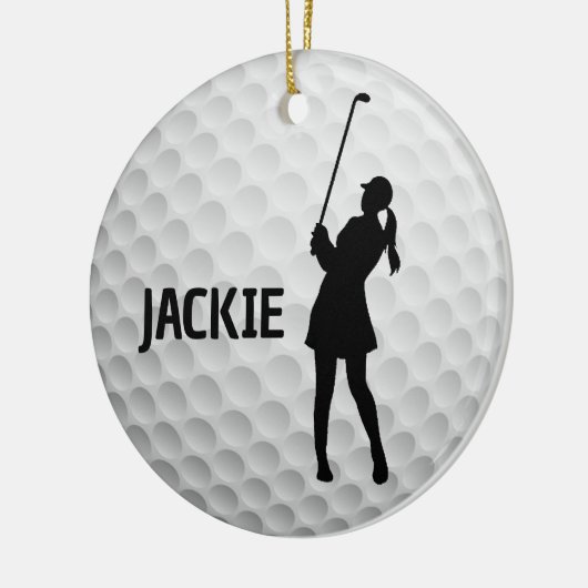 Golf Golfdesign Keramik Ornament (Links)