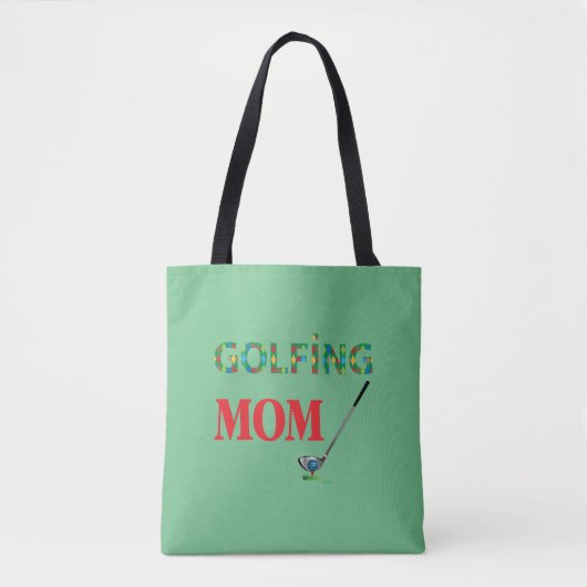 GOLF - GOLFENDE MAMA, grün, Cool Tasche (Vorderseite)