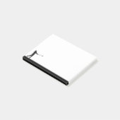 Golf Golfer Golf Sport Silhouette Post-it Klebezettel (angewinkelt)