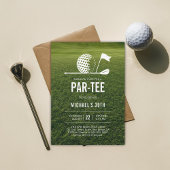 Golf Golfer Golfing Minimalistisch Men 30. Geburts Einladung