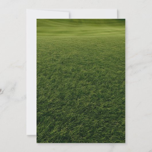 Golf Golfer Golfing Minimalistisch Men 30. Geburts Einladung (Rückseite)