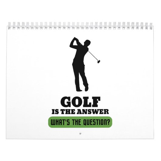 Golf Golfer Golfplatz Golfplatz Golf Kalender (Titelbild)