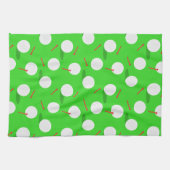 Golf Golfer Golfspielen, Golfplätze und T-Shirts Geschirrtuch (Horizontal)