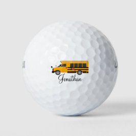 Golf Golfer Lehrer Schule Admin. Busfahrer Golfball