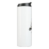 Golf Golfer Morning Travel Mug Thermal Tumbler Thermosbecher (Nach links gedreht)