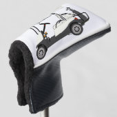 Golf Golfer Personalisiert Putter Kopfabdeckungen Headcover (3/4 Vorderseite)