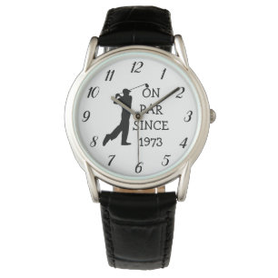 Golf Golfer Vater 50. Geburtstag Elegant Armbanduhr