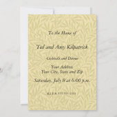 Golf Golfer Vintag antikes Golfspielen Einladung (Rückseite)