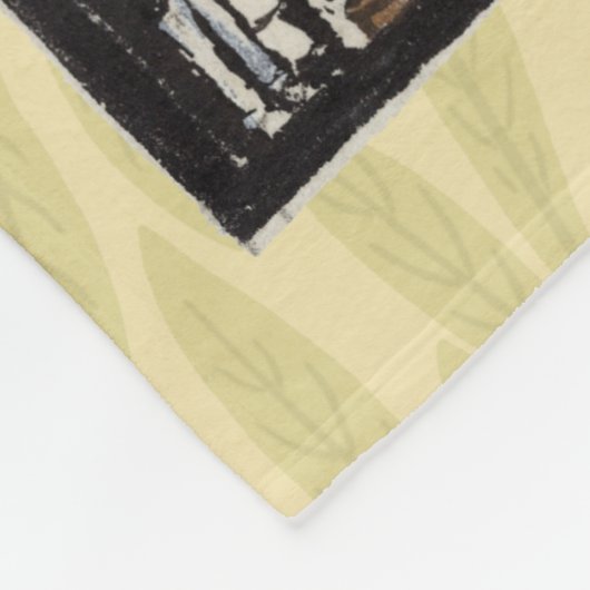 Golf Golfer Vintag antikes Golfspielen Fleecedecke (Ecke)