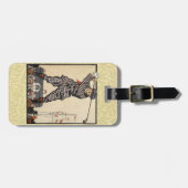 Golf Golfer Vintag antikes Golfspielen Gepäckanhänger (Vorderseite horizontal)