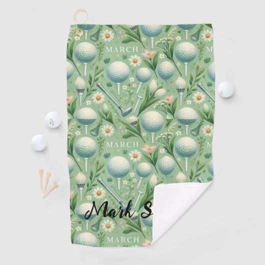 Golf Golfers Geburtstag & Osterurlaub Golfhandtuch (Insitu)