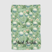 Golf Golfers Geburtstag & Osterurlaub Golfhandtuch (Vorderseite)