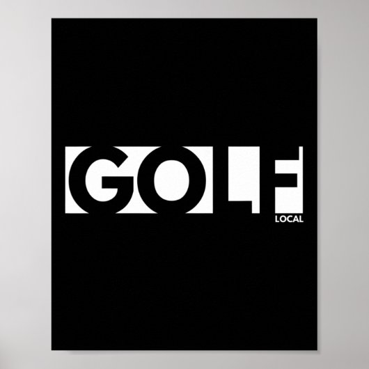 Golf Golffähigkeiten Poster (Vorne)