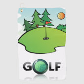 Golf Golfhandtuch (Vorderseite)