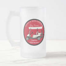Golf Golfing Cart Mattiertes Bier Tasse Trinkbehäl