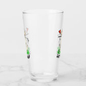 Golf Golfing Gelbe Labrador Labrador Retriever Dog Glas (Links)