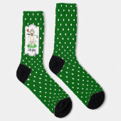 Golf Golfing Gelbe Labrador Labrador Retriever Dog Socken (Rechts)