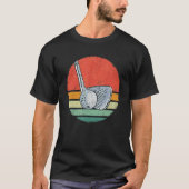 Golf Golfing Golfer Pitch Par Retro Sunset T-Shirt (Vorderseite)