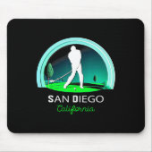Golf Golfing San Diego  Mousepad (Vorne)